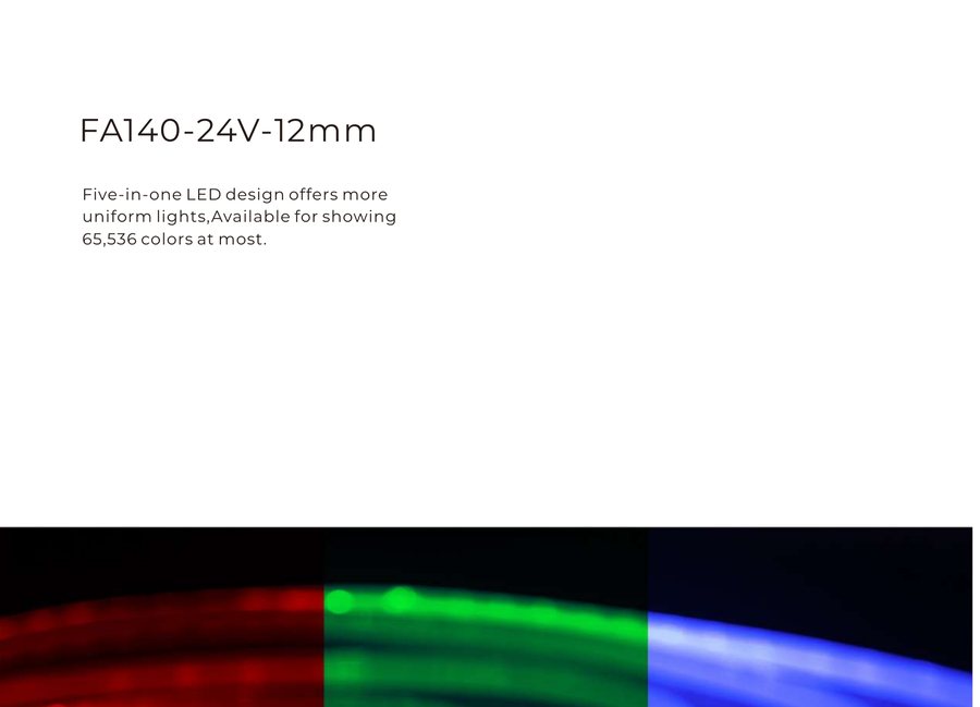 VeroLED Luce Linea RGB+CCT — Striscia LED 5-in-1 colore + bianco dinamico (24V)