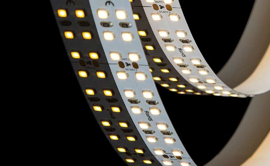 VeroLED Luce Linea Wide — Striscia LED doppia fila 15 mm alta resa (24V)
