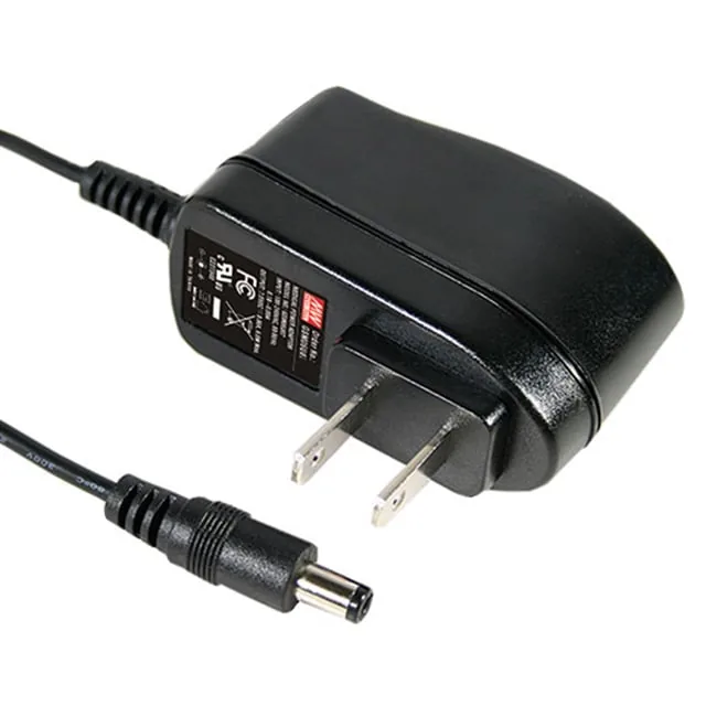 Mean Well GSM06U07-P1J — AC/DC WALL MOUNT ADAPTER 7.5V 6W