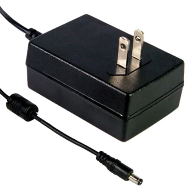 Mean Well GSM18U09-P1J — AC/DC WALL MOUNT ADAPTER 9V 18W