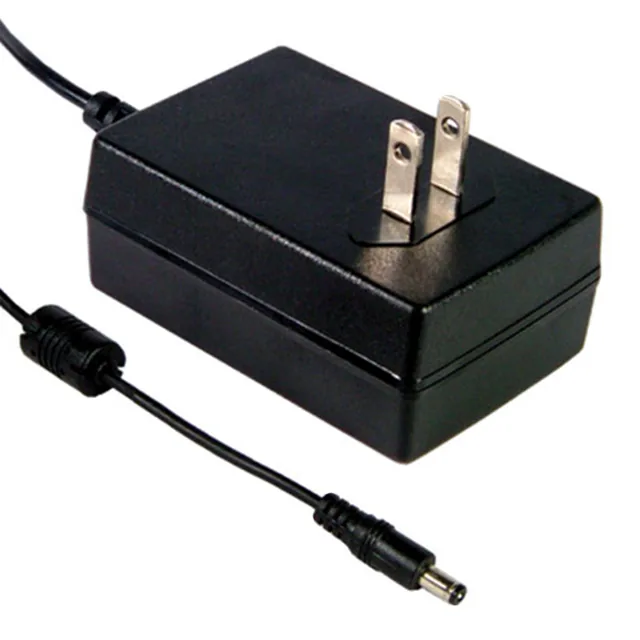 Mean Well GSM18U12-P1J — AC/DC WALL MOUNT ADAPTER 12V 18W