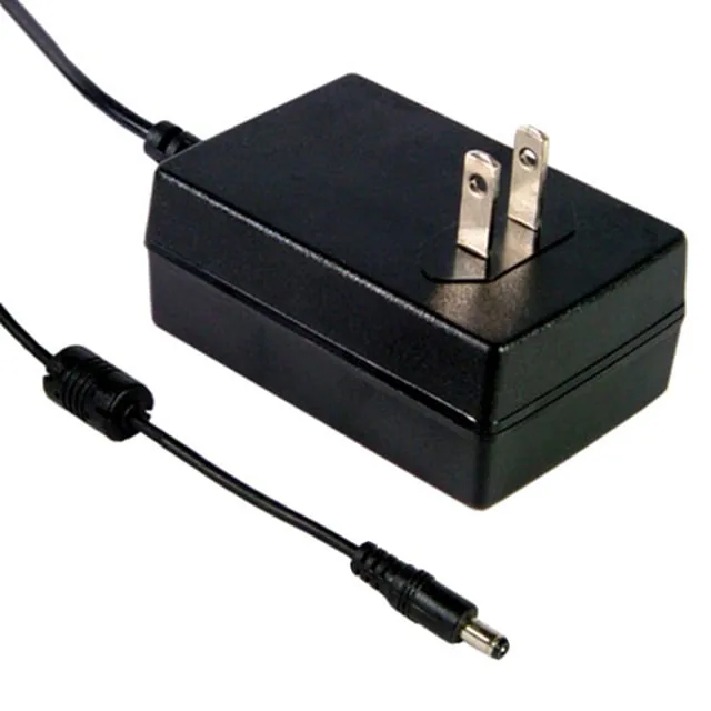 Mean Well GSM25U09-P1J — AC/DC WALL MOUNT ADAPTER 9V 25W