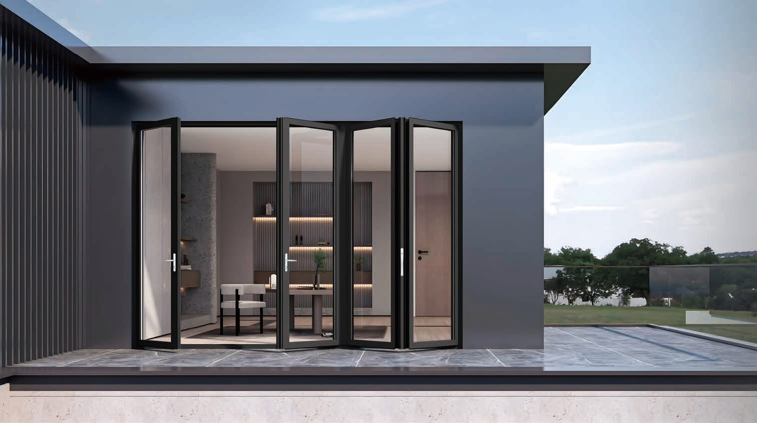 Velo Door Folding - Serramento Smart VeroLED®